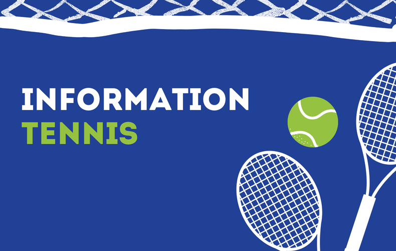 Communiqué de presse - Information tennis