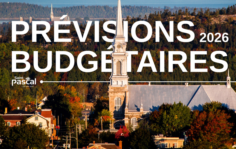 La Ville de Saint-Pascal présente son budget 2026