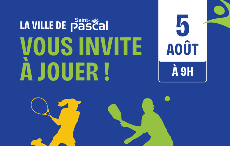Inauguration des terrains de tennis et de pickleball